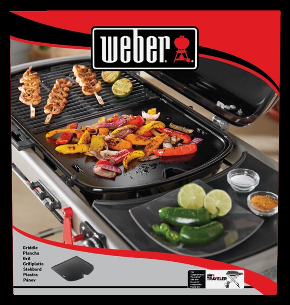 Liatinová plancha Weber pre grily Traveler