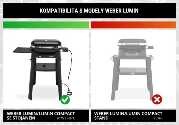 Ochranný obal Weber Premium pre grily Lumin so stojanom
