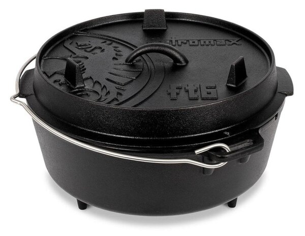 Petromax liatinový kotlík Dutch Oven s nožičkami ft6 - 26 cm, 5,5 l