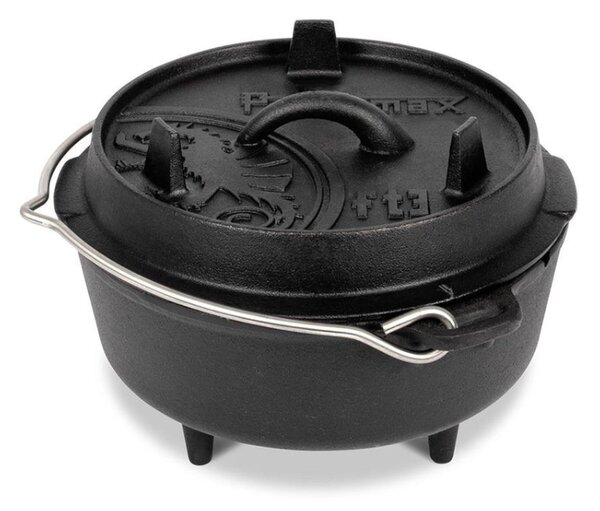 Petromax liatinový kotlík Dutch Oven s nožičkami ft3 - 18 cm, 1,6 l