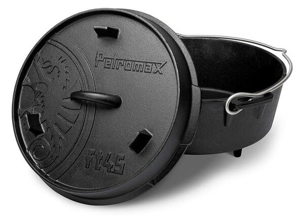 Petromax liatinový kotlík Dutch Oven s nožičkami ft4,5 - 22 cm, 3,5 l