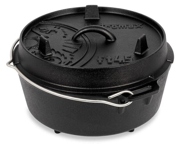 Petromax liatinový kotlík Dutch Oven s nožičkami ft4,5 - 22 cm, 3,5 l