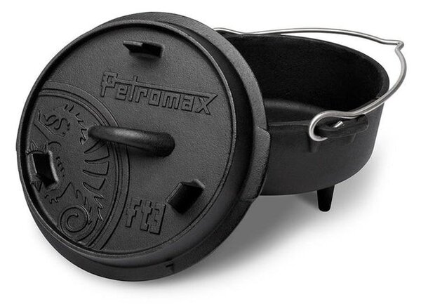 Petromax liatinový kotlík Dutch Oven s nožičkami ft3 - 18 cm, 1,6 l