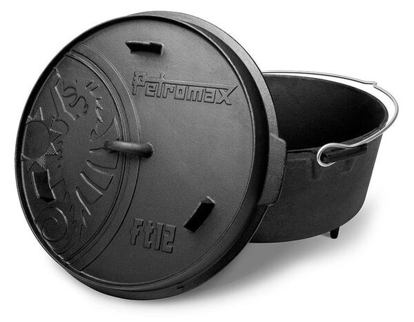 Petromax liatinový kotlík Dutch Oven s nožičkami ft12 - 30 cm, 10,8 l
