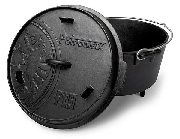 Petromax liatinový kotlík Dutch Oven s nožičkami ft9 - 25 cm, 7,5 l