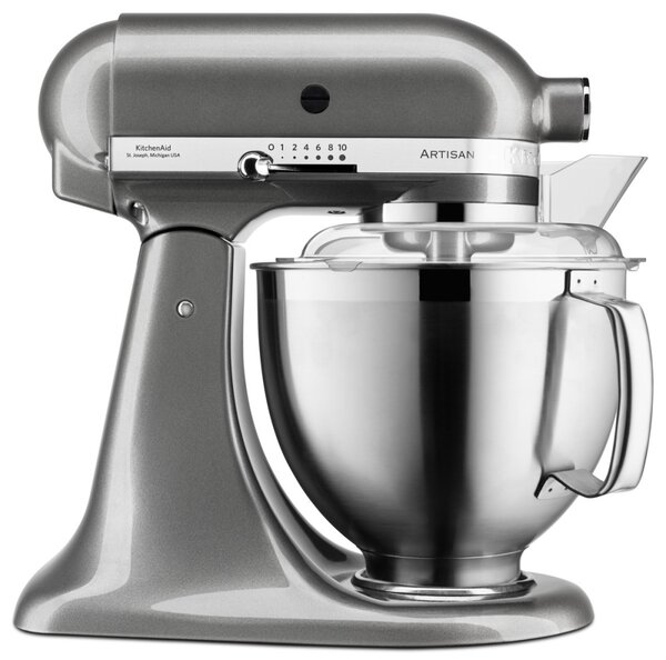 Kuchynský robot KitchenAid Artisan 5KSM185 - strieborno sivá