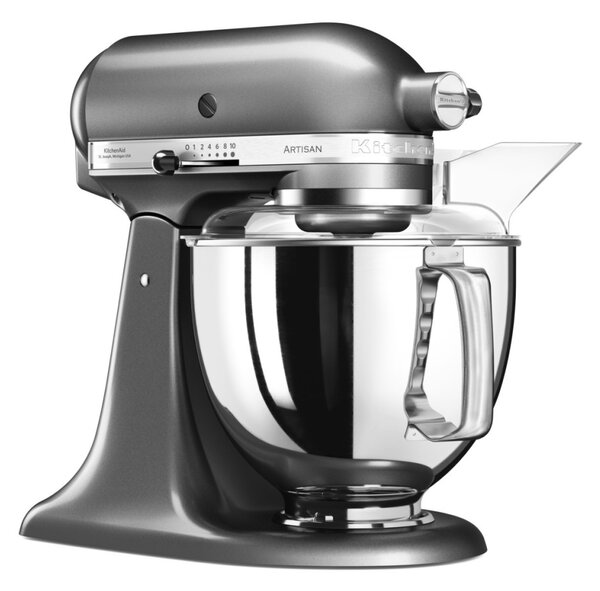 Kuchynský robot KitchenAid Artisan 5KSM175 - strieborno sivá