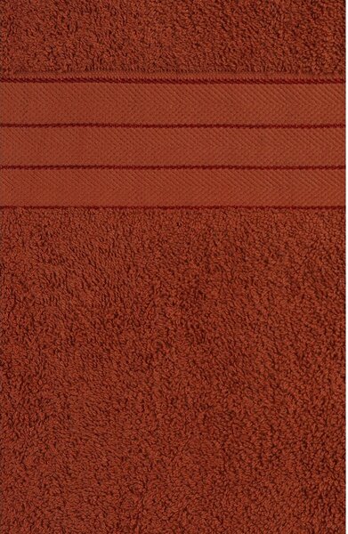 Froté bavlnené uteráky v tehlovej farbe v súprave 4 ks 50x100 cm – Good Morning