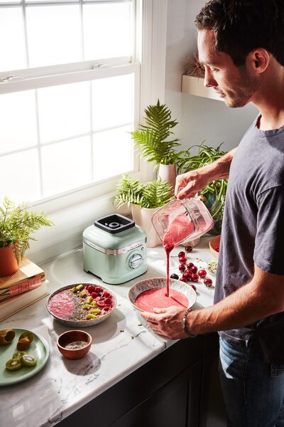 Stolný mixér KitchenAid K400 Artisan 5KSB4026 - čierna (1,4 l)