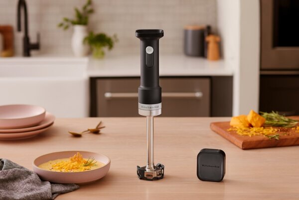KitchenAid bezdrôtový tyčový mixér s príslušenstvom 5KHBRV75 GO, s batériou