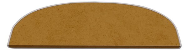 Svetlohnedé nášľapy na schody v súprave 16 ks 20x65 cm Plain Color – Vitaus