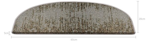 Nášľapy na schody v súprave 16 ks 20x65 cm Horizon – Vitaus