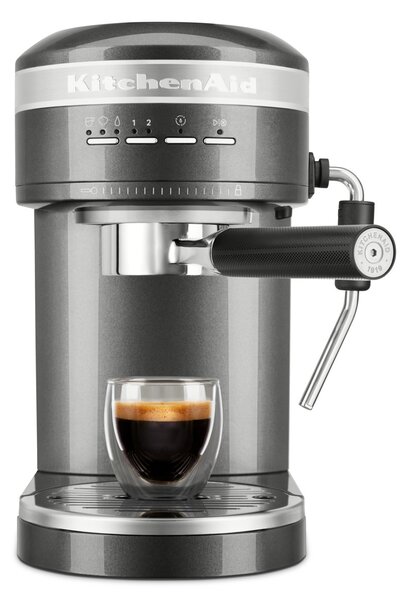 Pákový kávovar KitchenAid Artisan 5KES6503 - strieborno sivá