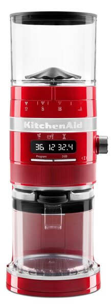 KitchenAid mlynček na kávu 5KCG8433 - červená metalíza