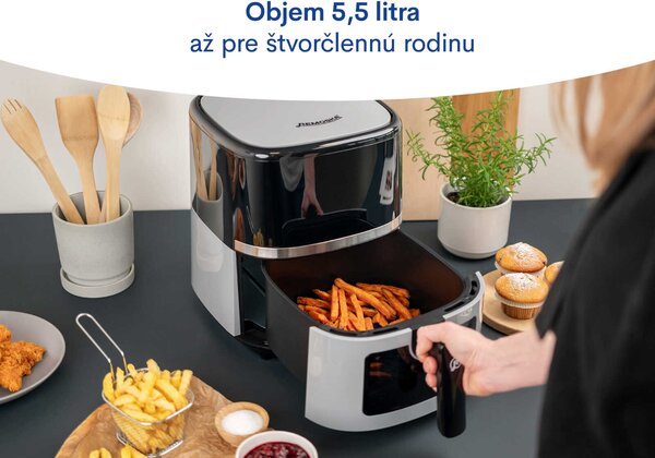 Remoska Vento R301001 Teplovzdušná fritéza 5,5 l