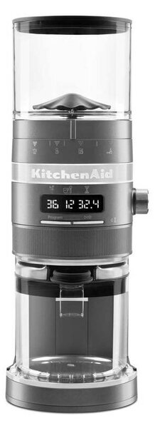 KitchenAid mlynček na kávu 5KCG8433 - strieborno sivá