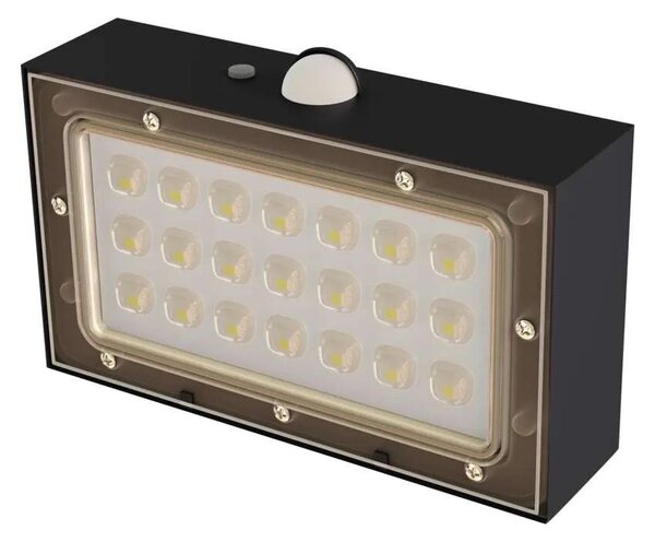 LED solárne svietidlo BRIXO so senzorom pohybu, 350lm, 4000K (ZG162S)