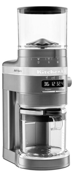 KitchenAid mlynček na kávu 5KCG8433 - strieborno sivá