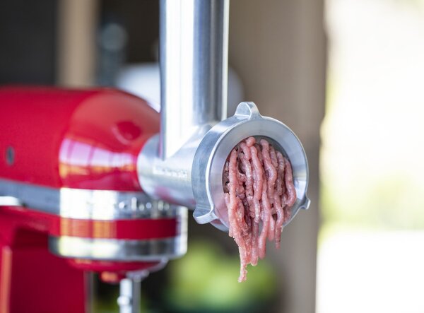 KitchenAid kovový mlynček na mäso pre kuchynské roboty