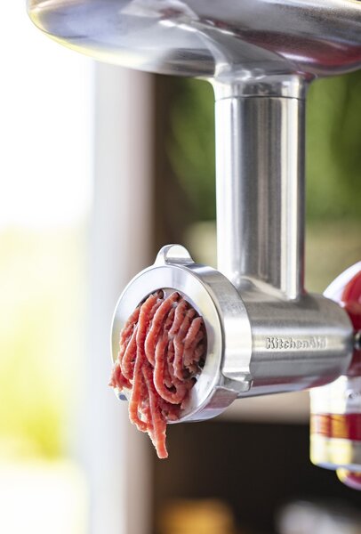KitchenAid kovový mlynček na mäso pre kuchynské roboty