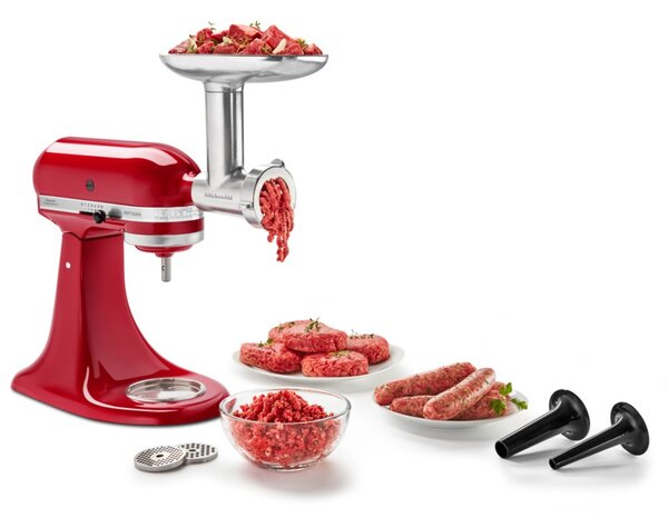 KitchenAid kovový mlynček na mäso pre kuchynské roboty
