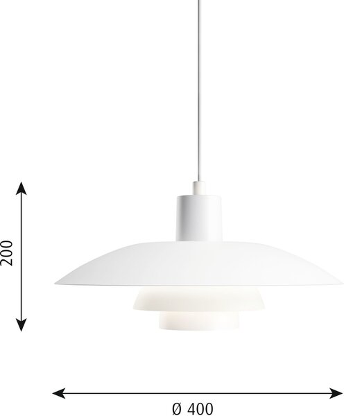 Závesná lampa PH 40 cm
