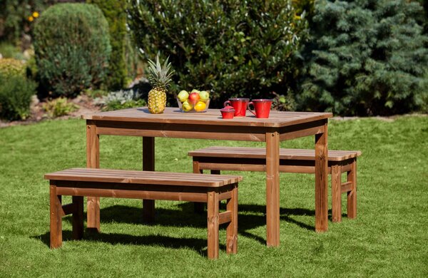 Záhradný drevený set PROWOOD z ThermoWood - SET M6 - Samostatný set