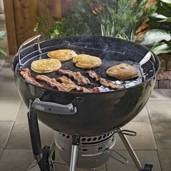 Celoplošná liatinová platňa pre grily Weber - 57 cm