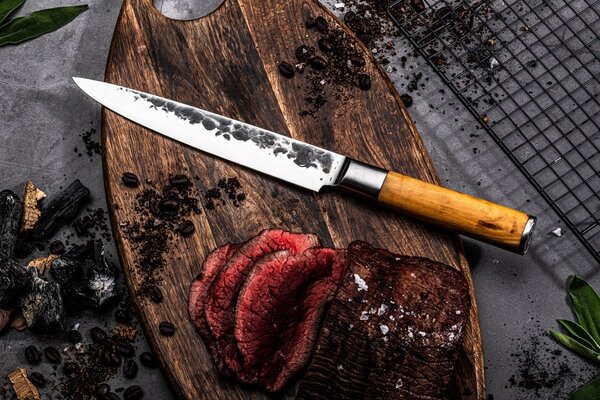 Forged Olive - nôž Santoku 14 cm