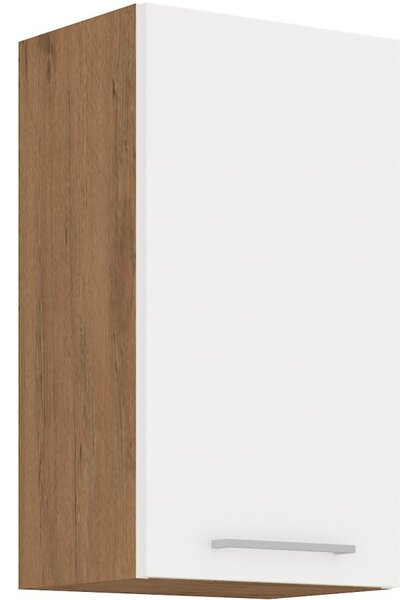 Horná závesná skrinka do kuchyne 40 x 72 cm 01 - VISION - Bílá lesklá