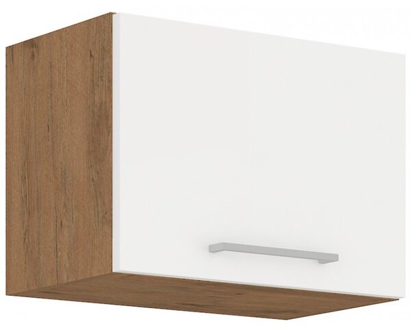Kuchynská skrinka s otváraním hore šírka 50 cm 01 - VISION - Bílá lesklá
