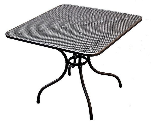 DEOKORK Kovový stôl 90 x 90 cm