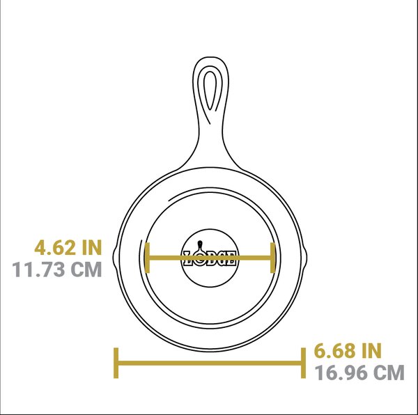Liatinová panvica Lodge 16 cm
