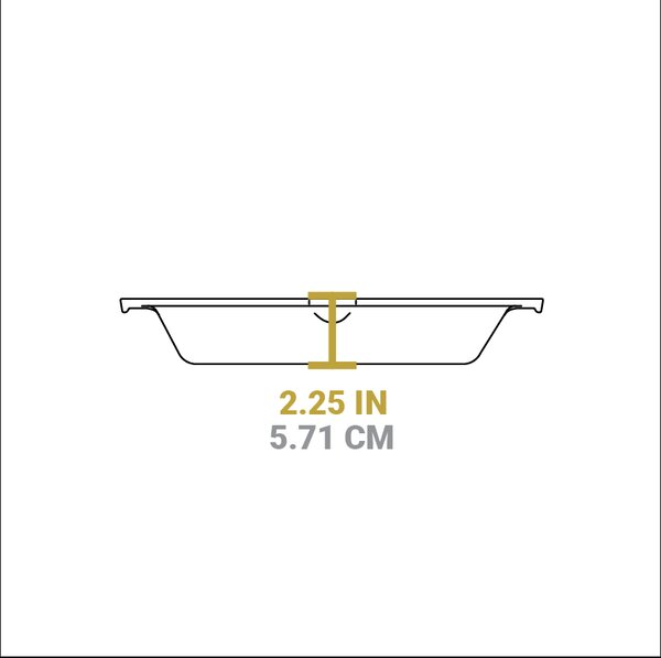 Liatinová panvica Lodge 30 cm s dvoma madlami
