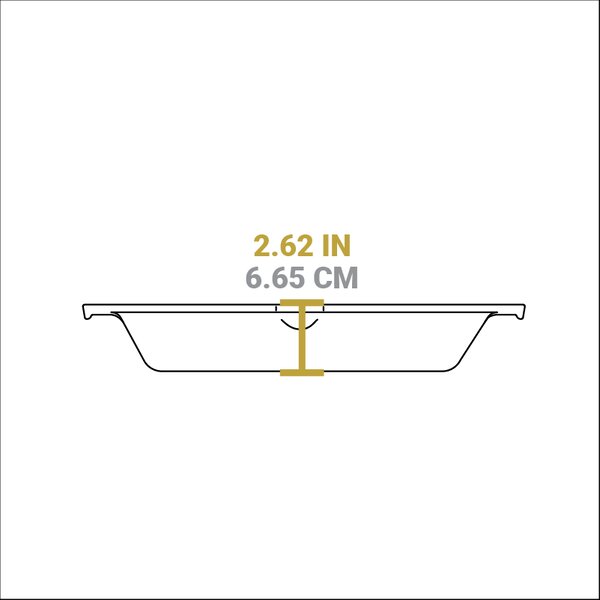 Liatinová panvica Lodge 43 cm s dvoma madlami