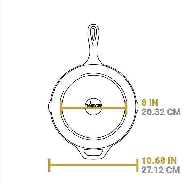 Liatinová panvica Lodge 26 cm