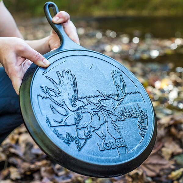 Liatinová panvica na palacinky Lodge 26 cm - Moose