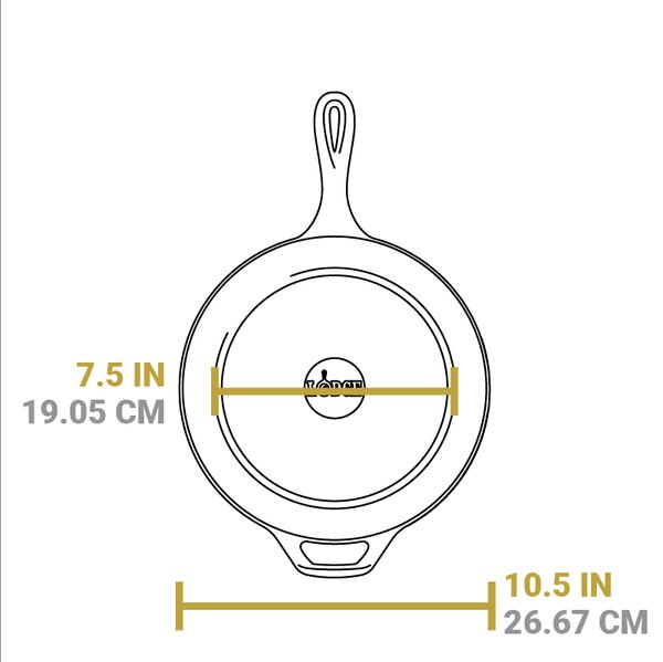 Hlboká liatinová panvica Lodge 26 cm