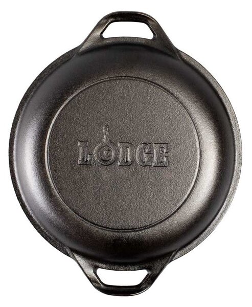 Liatinový combo hrniec Double Dutch Oven Lodge 4,7 l