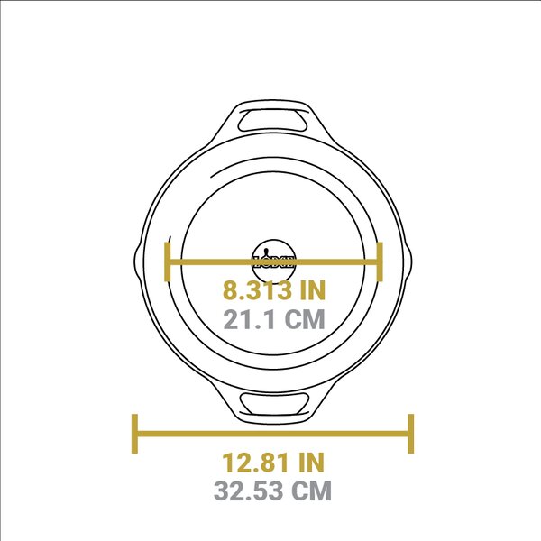 Liatinový hrniec Lodge 6,6 l s poklicou a madlom