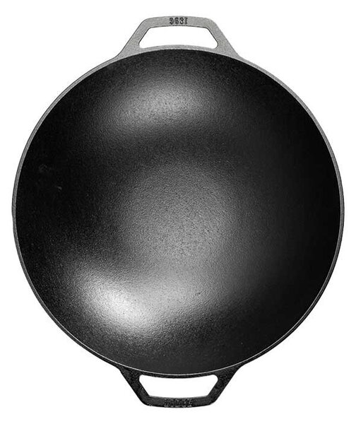Liatinová panvica Wok Lodge 35 cm