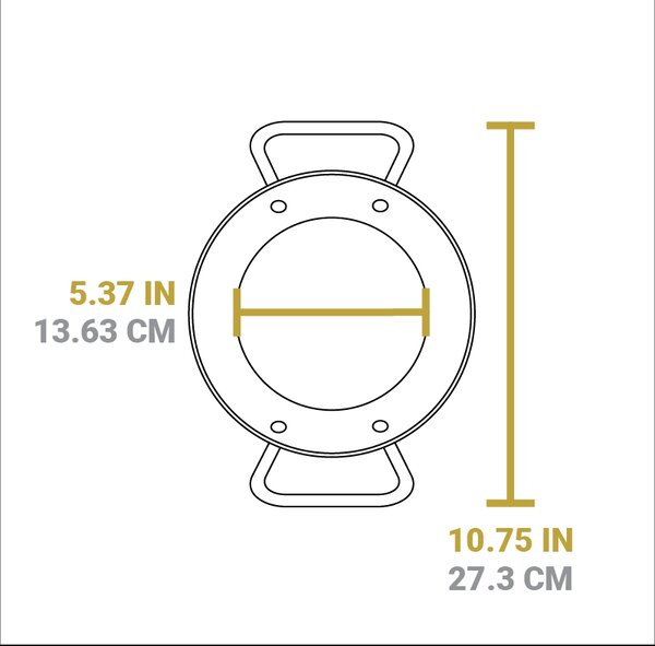 Oceľová panvica Lodge 20 cm s dvoma madlami