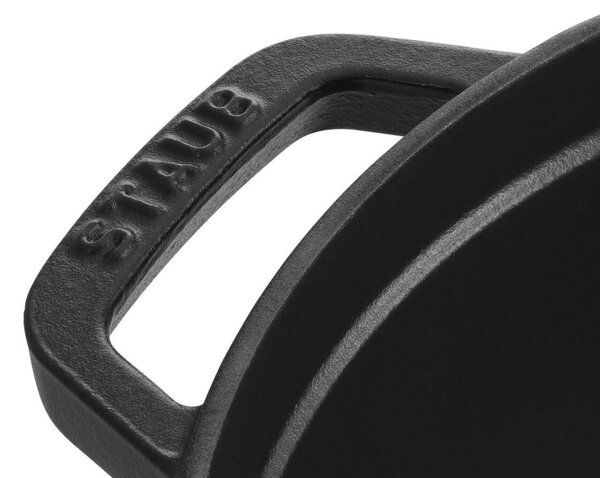 Liatinový hrniec Staub 20 cm, čierny