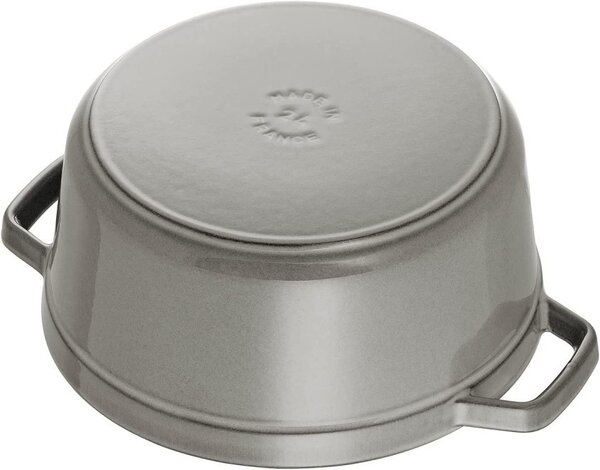 Liatinový hrniec Staub 20 cm, šedý