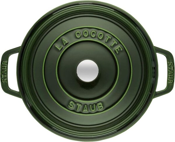 Liatinový hrniec Staub 22 cm, bazalka