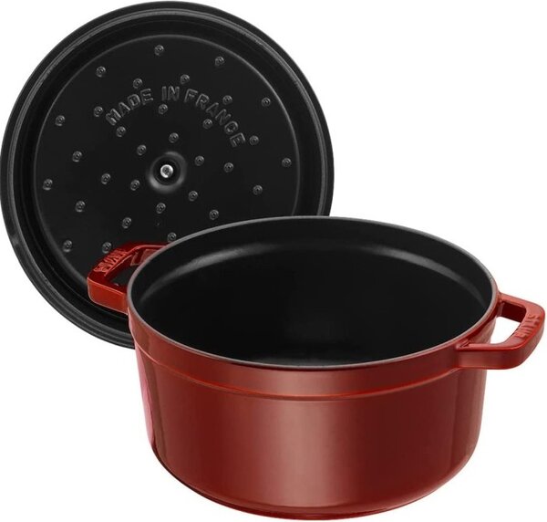Liatinový hrniec Staub 24 cm, grenadina
