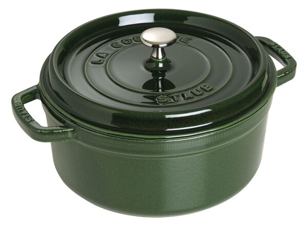 Liatinový hrniec Staub 22 cm, bazalka