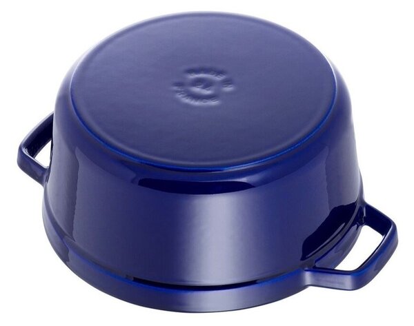 Liatinový hrniec Staub 28 cm, tmavomodrý
