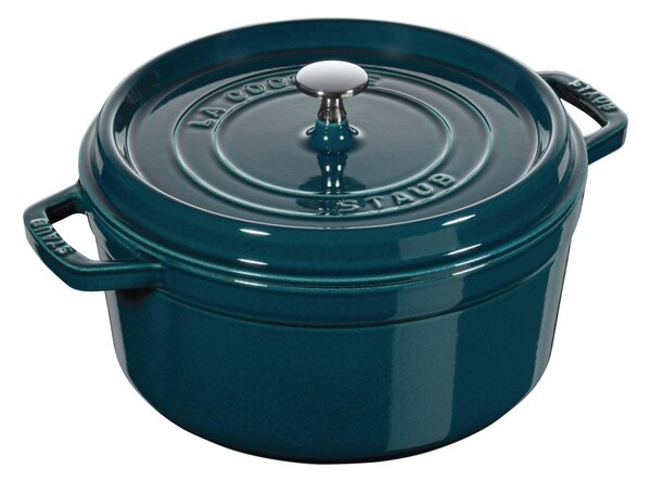Liatinový hrniec Staub 26 cm, morská modrá