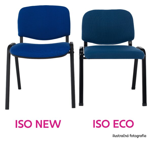 KONDELA Kancelárska stolička, sivá, ISO ECO